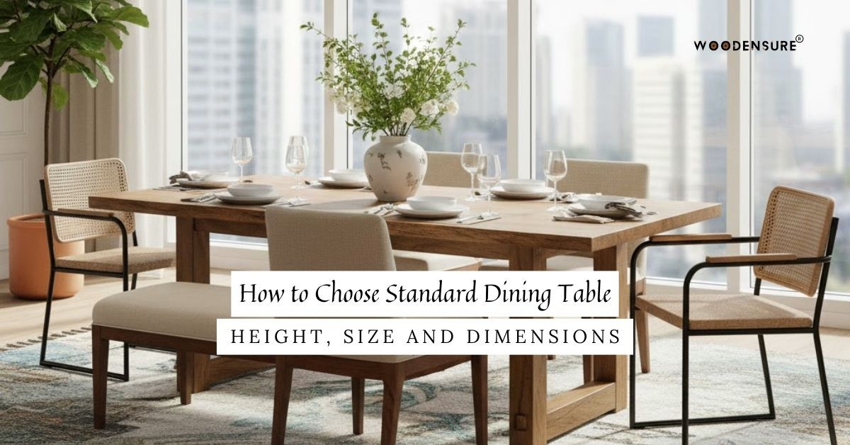 How to Choose Standard Dining Table Height, Size a...