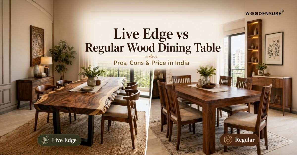 Live Edge vs Regular Wood Dining Table — Pros, Con...
