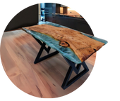Epoxy Resin Dining Table