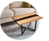 Epoxy Resin Side Table