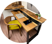 Epoxy Resin Office Table