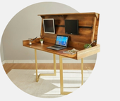 Solid Wood  Office Table