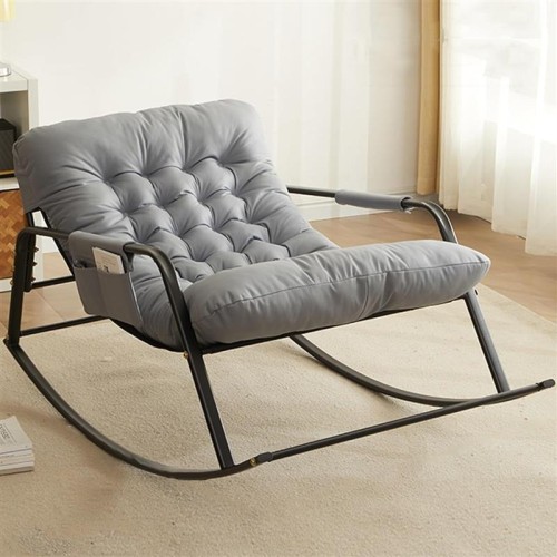 Grey Rocking Chair for Two Persons