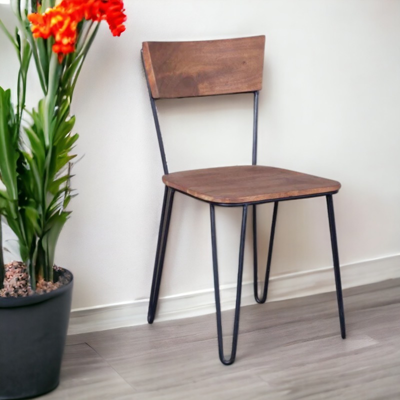 Live edge Dining Table Chair For Cafe & Home