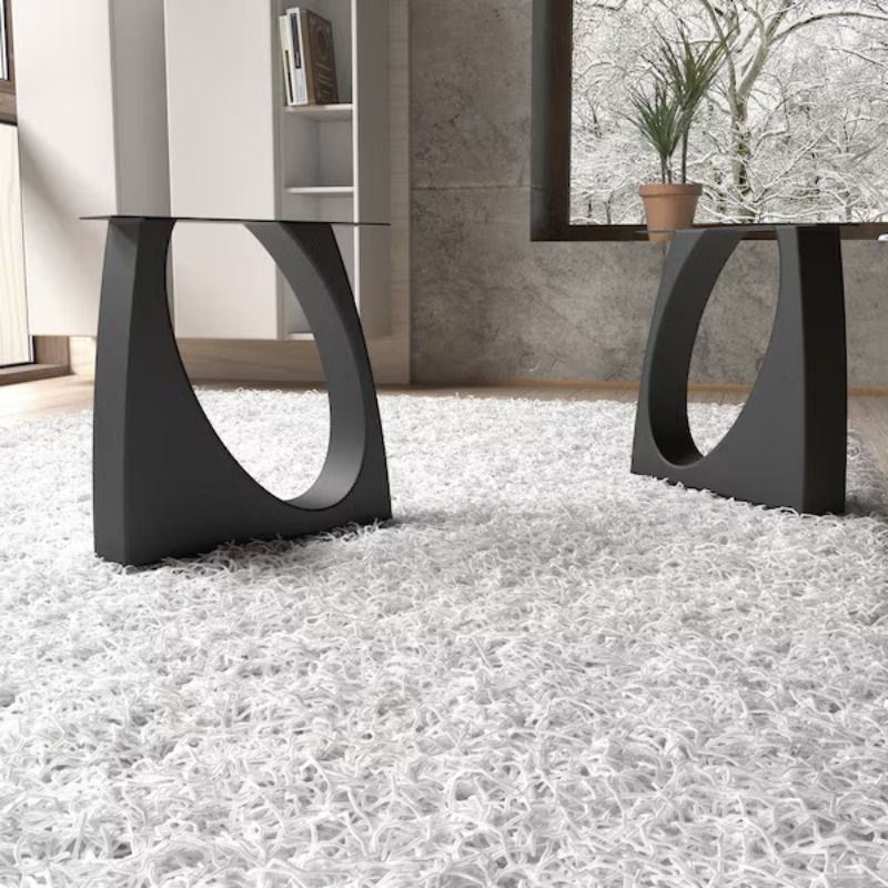 Handmade steel table legs designer edition unique shape. Great for rustic home or ...