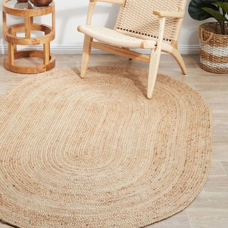 Elysian Oval Jute Rug
