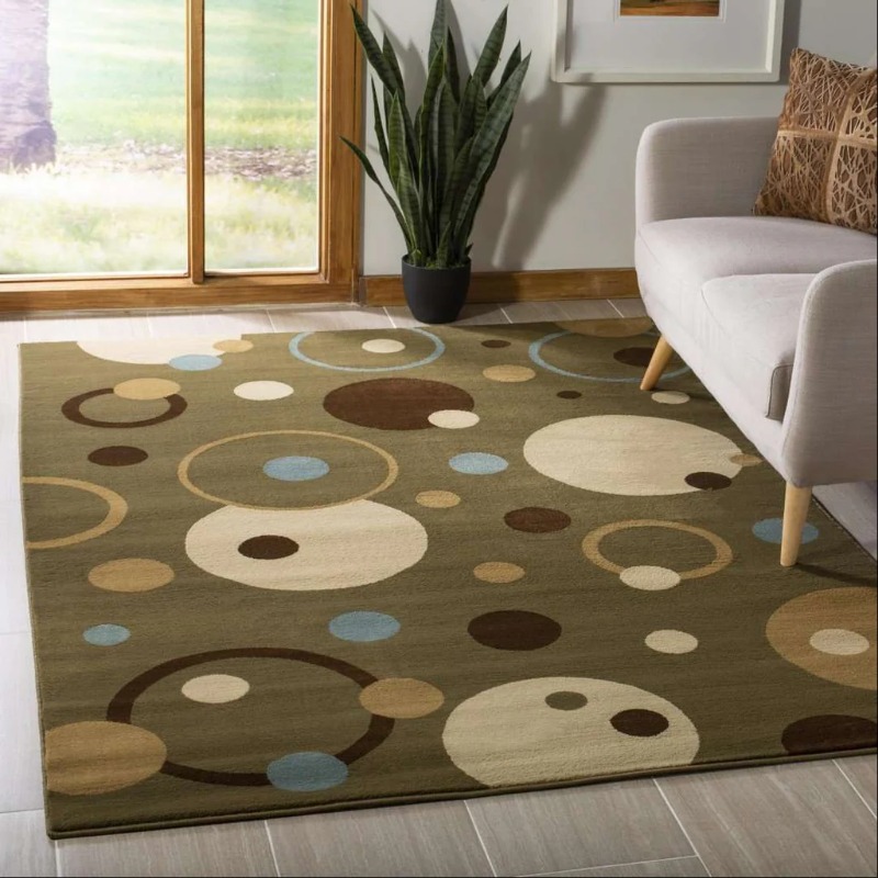 Abstract Geometric Designer Carpet