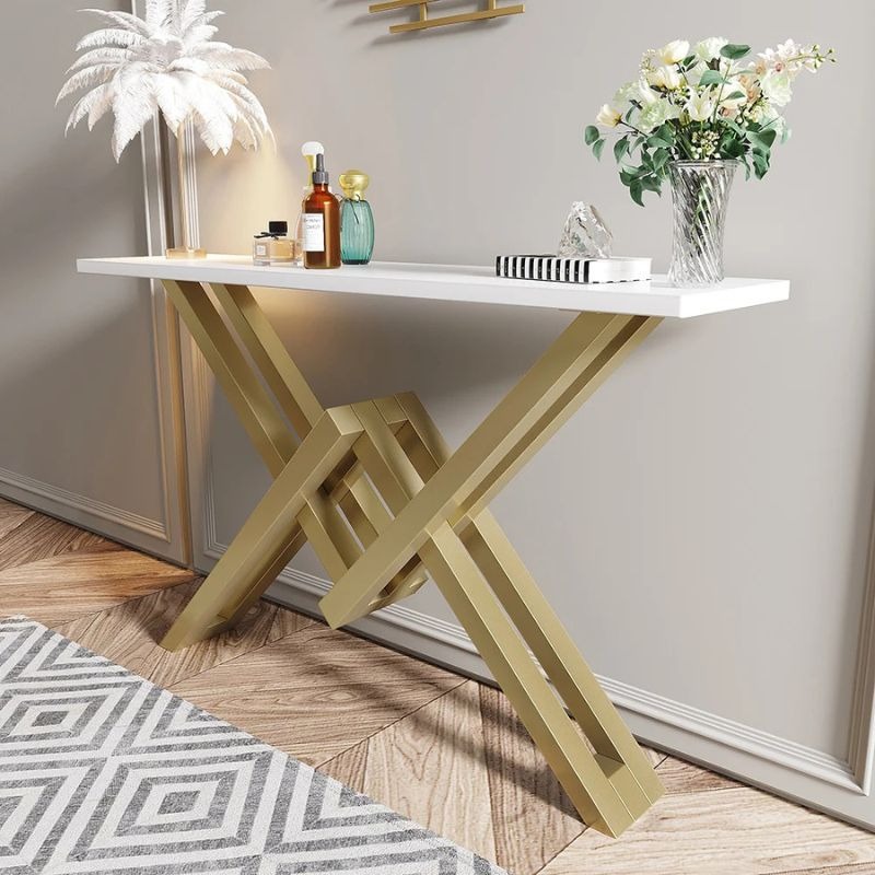Gold Fusion Console Table
