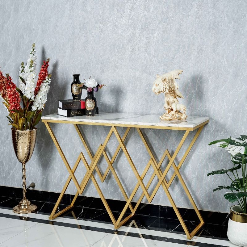 Diamond Axis Console Table