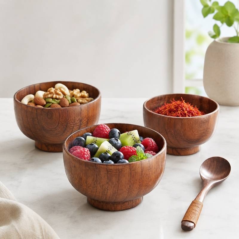 Fruit Serving Bowl | Wooden Fruit bowl | Fruit Bowl