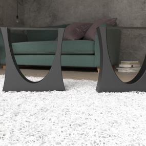 ArcLift Metal Dining Table Legs with Heavy Duty Design for Rustic Farmhouse and Ur...