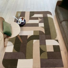 Abstract Nature Rectangle Rug