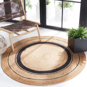 Modern Jute Stripe Delight Rug