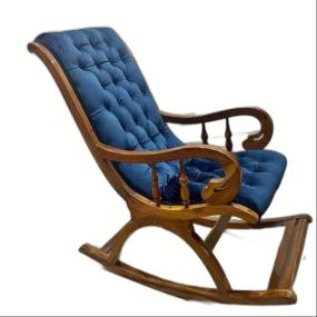 Best Wooden Rocking Chair for Home and Living Room | Handcrafted Solid Wood with L...