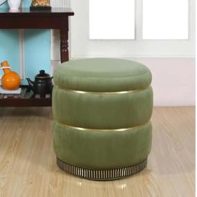 PlushPerch Upholstered Footstool