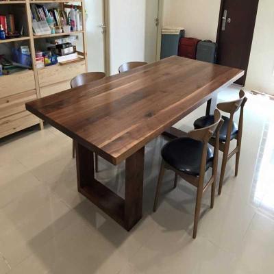 LunaraForge Open Wooden Dining Table| Acacia Wood with Open Wooden Pedestal Base &...