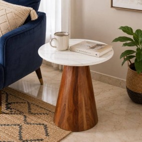 Nordic Marble Top Side Table