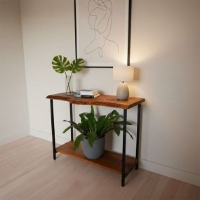 Royal Oak Live Edge Console Table